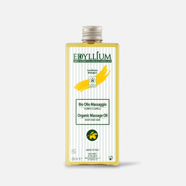 Edyllium bio olio da massaggio con olio di oliva Dop Garda, Olio di Sesamo